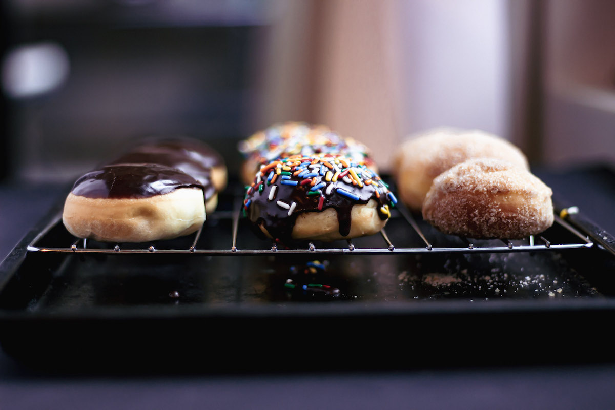 Chocolate Mini Donuts - Kickass Baker